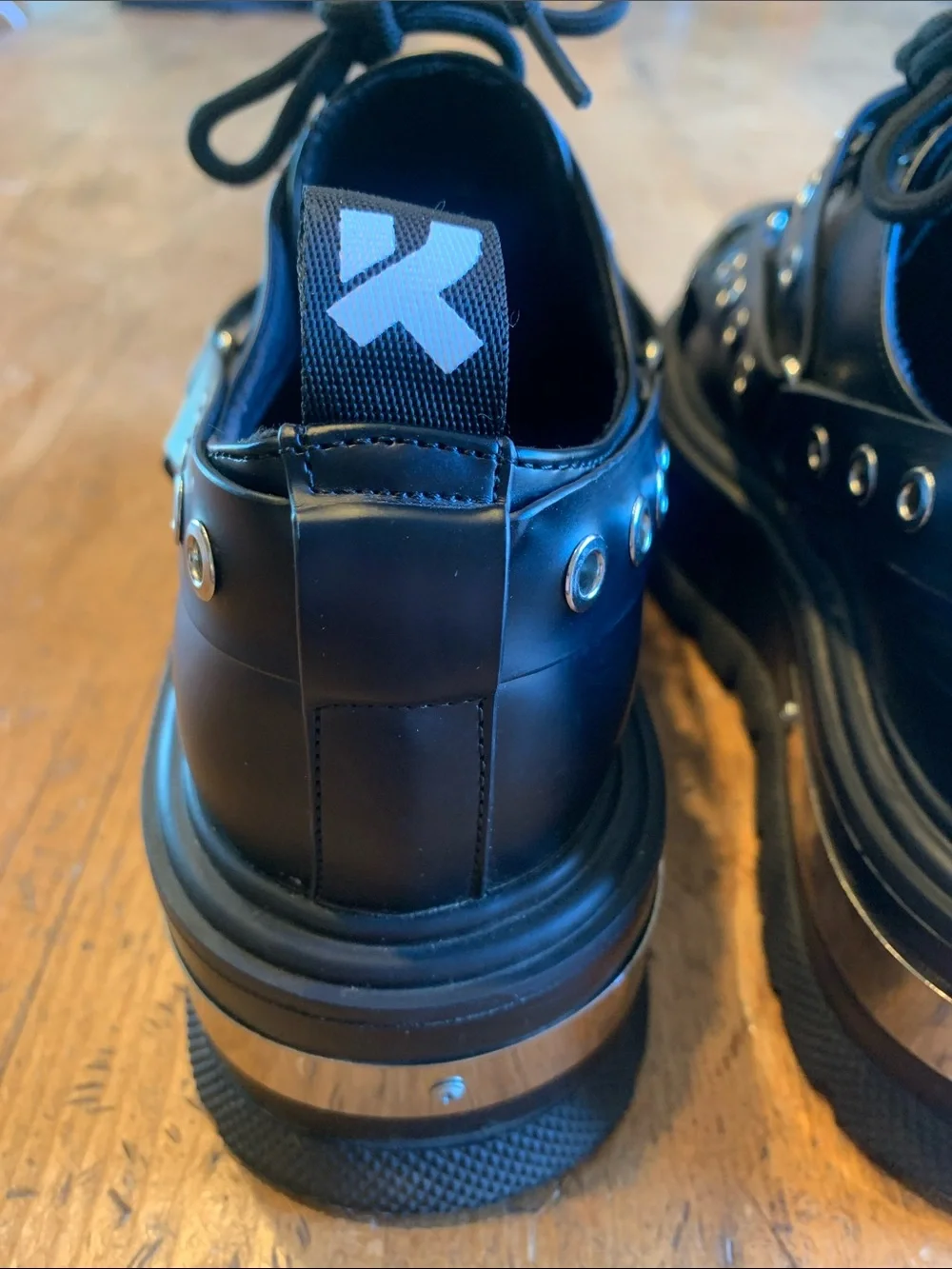 Koi Footwear black studded